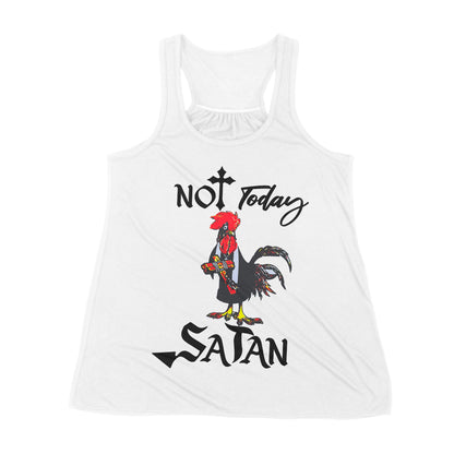 Premium Women's Tank - Not Today Satan Funny Chicken