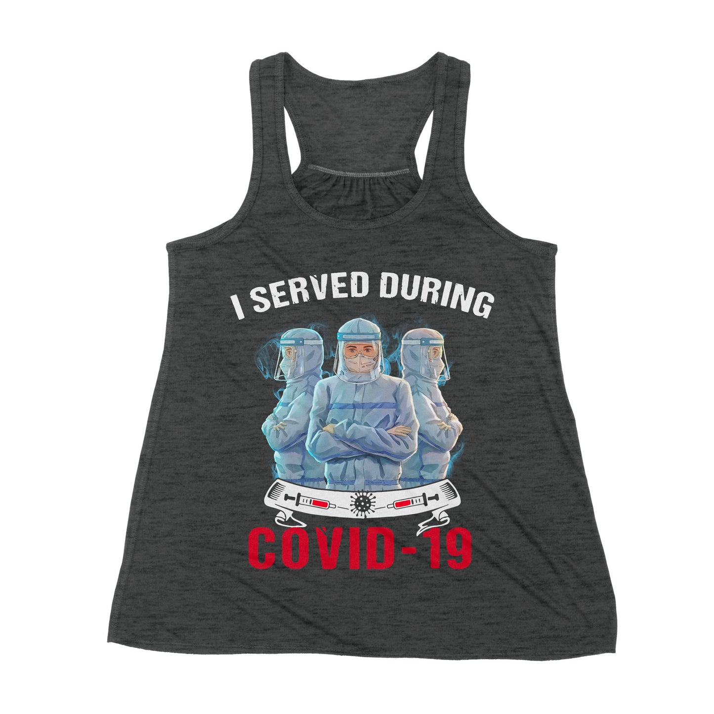 I Served During Covid-19 Nurse - Premium Women's Tank