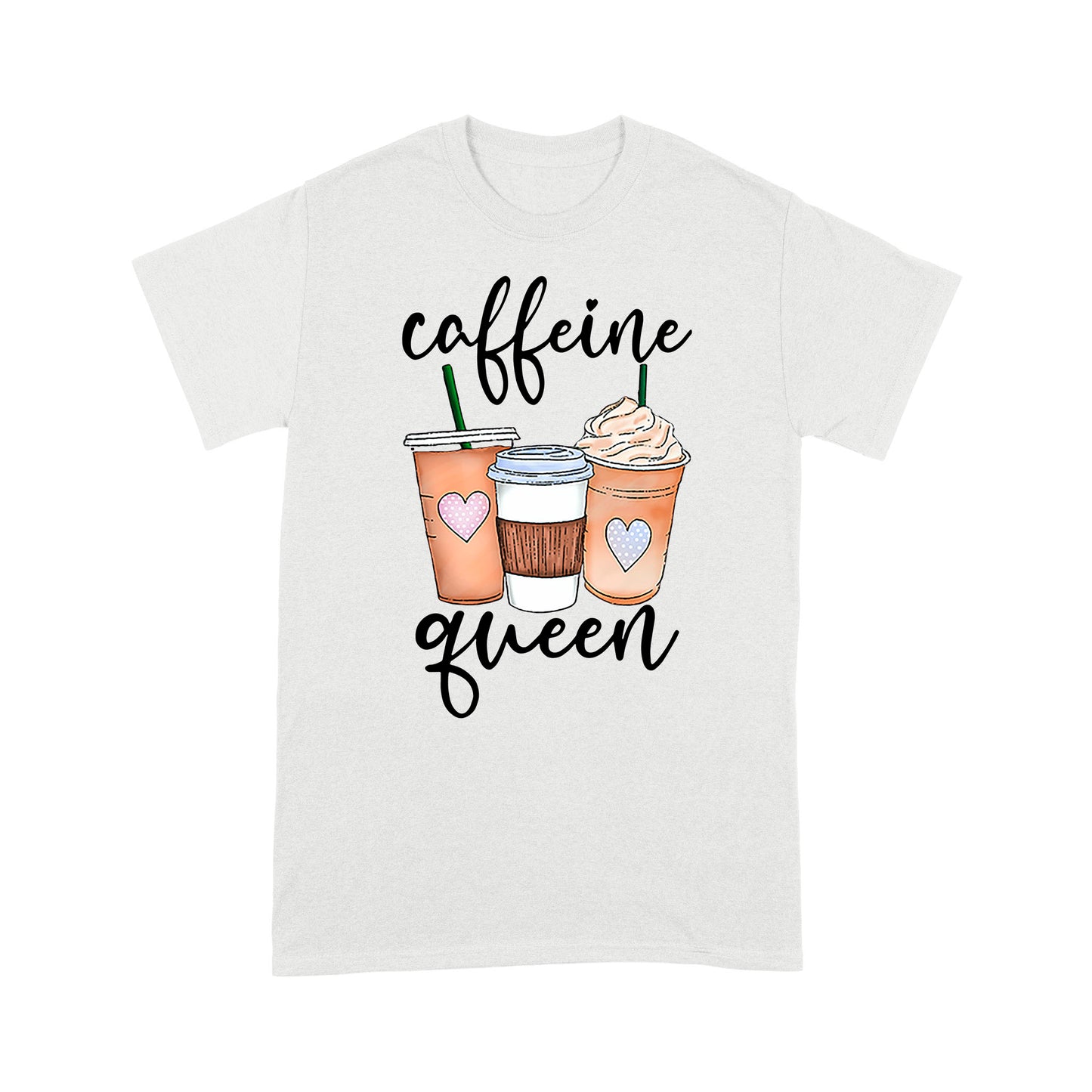 Premium T-shirt - Caffeine Queen, Coffee Lover, Coffee Queen