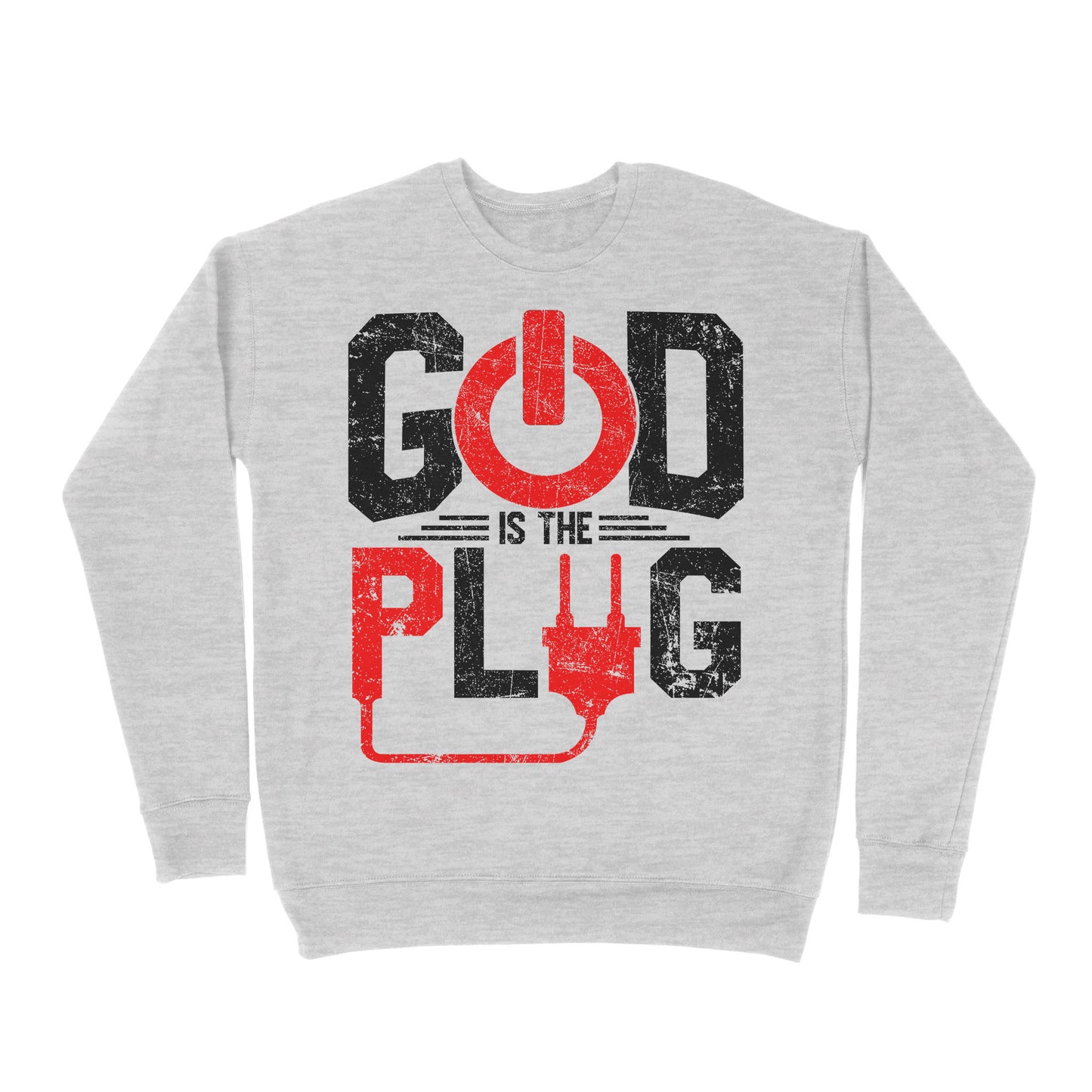 Premium Crew Neck Sweatshirt - God Is The Plug