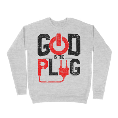 Premium Crew Neck Sweatshirt - God Is The Plug