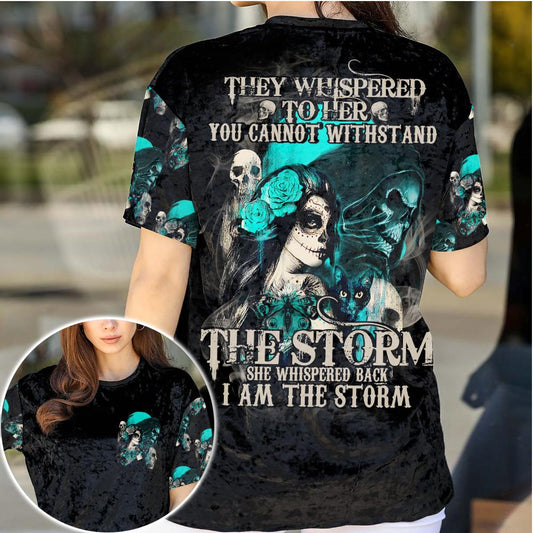 I Am The Storm Sugar Skull All Over Print