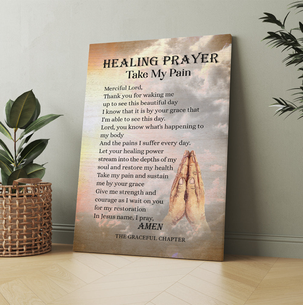 Prayer For Healing Merciful Lord The Graceful Chapter Canvas Prints