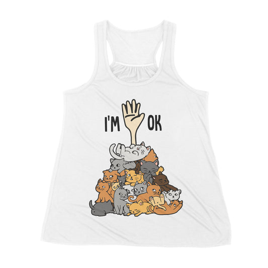 Premium Women's Tank - Full Of Cats Im Ok