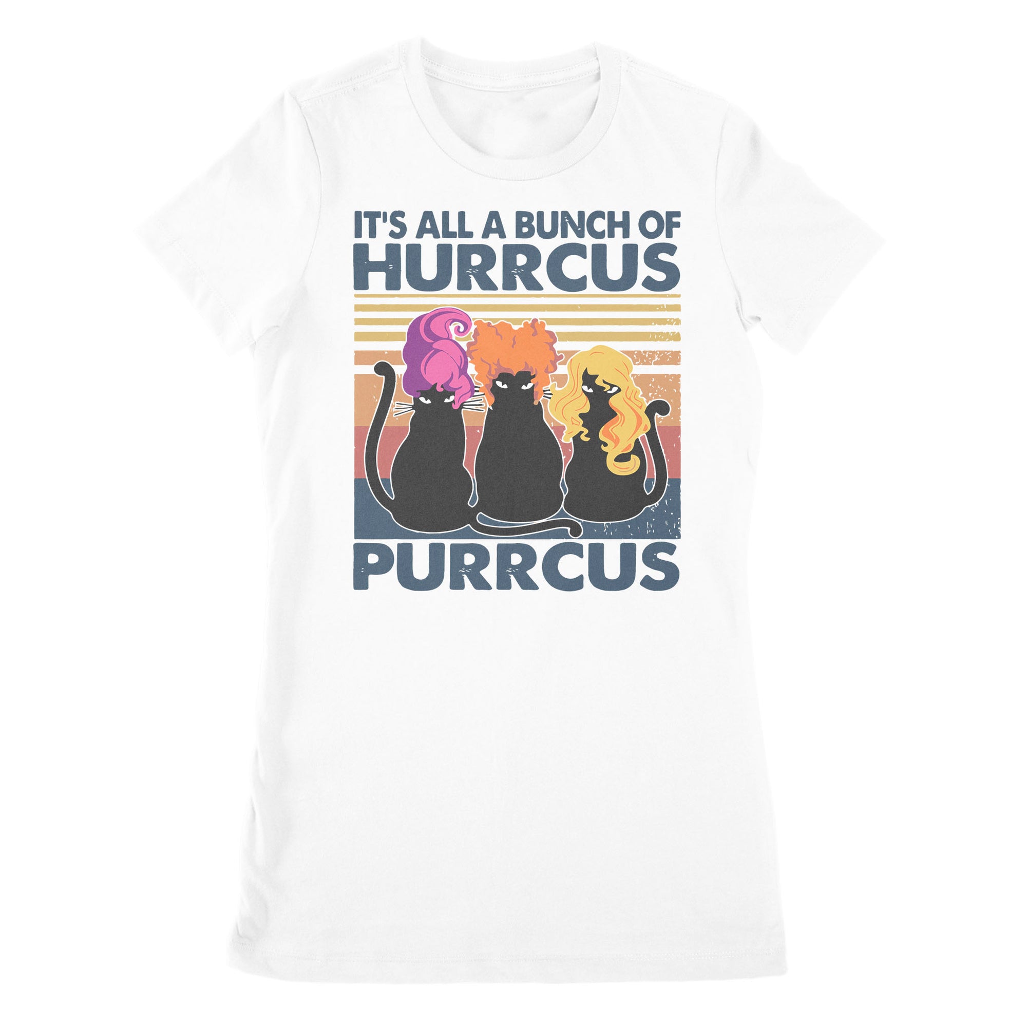 Premium Women's T-shirt - Cats Hurrcus Purrcus