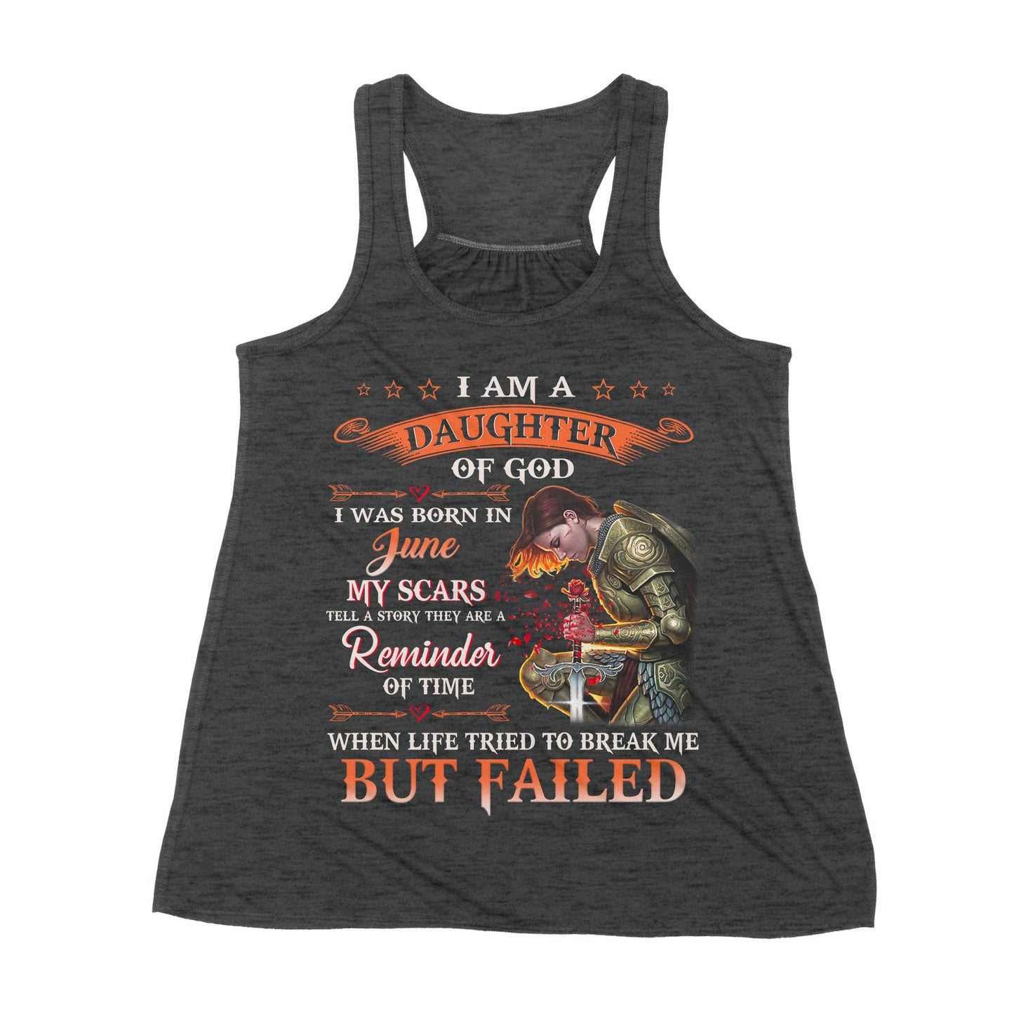 I'm A Daughter Of God I Was Born In June - Premium Women's Tank