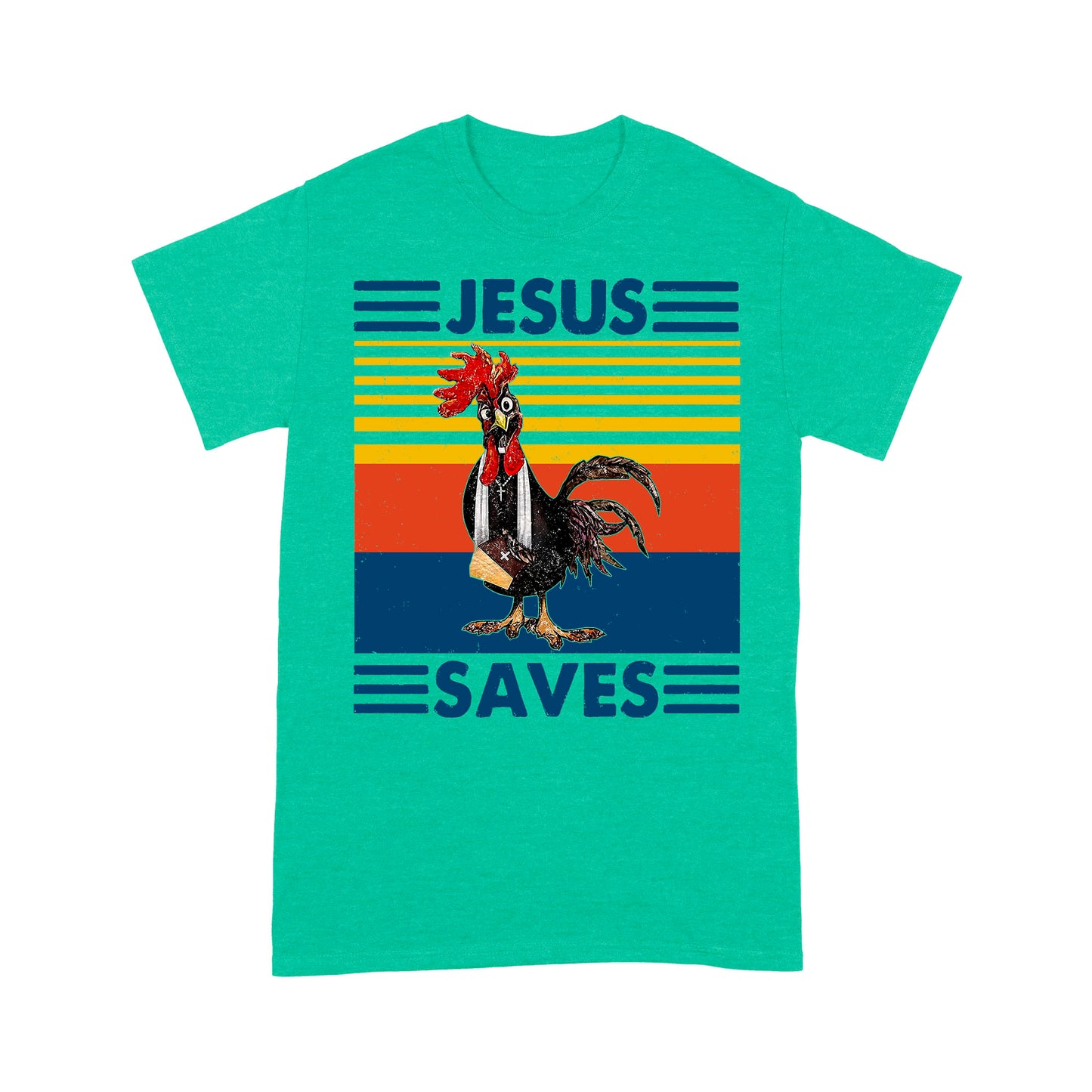 Premium T-shirt - Chicken Jesus Saves