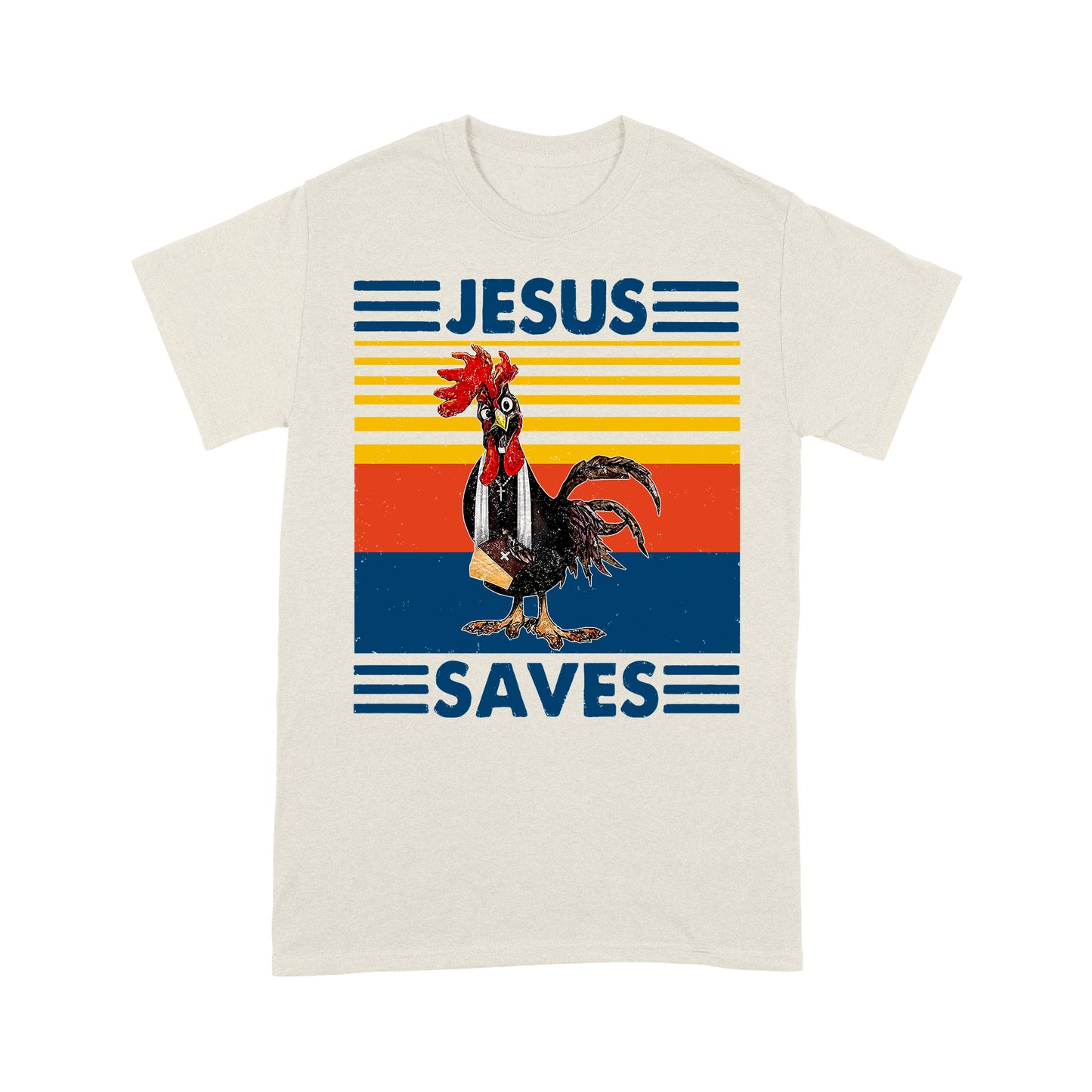 Premium T-shirt - Chicken Jesus Saves