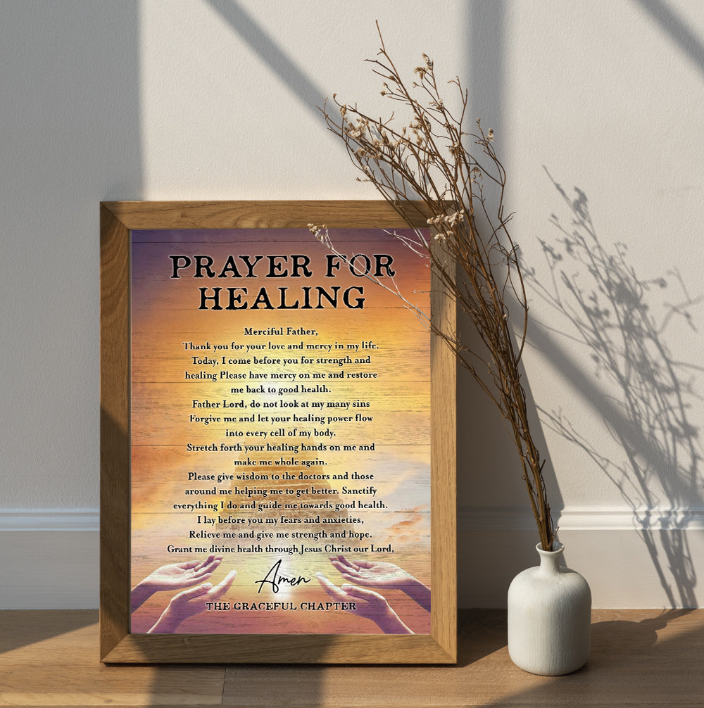 Prayer For Healing Merciful Father Thank You For Your Love And Mercy In My Life The Graceful Chapter Canvas Prints