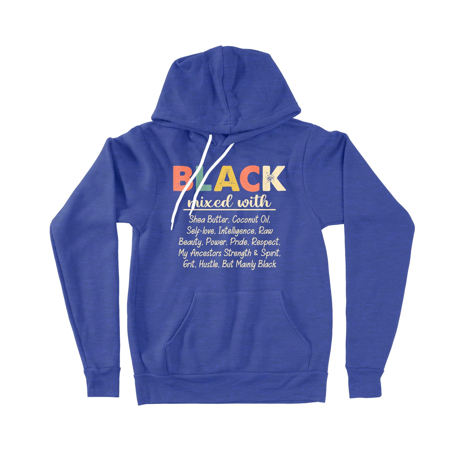 Black Mixed With - Premium Hoodie