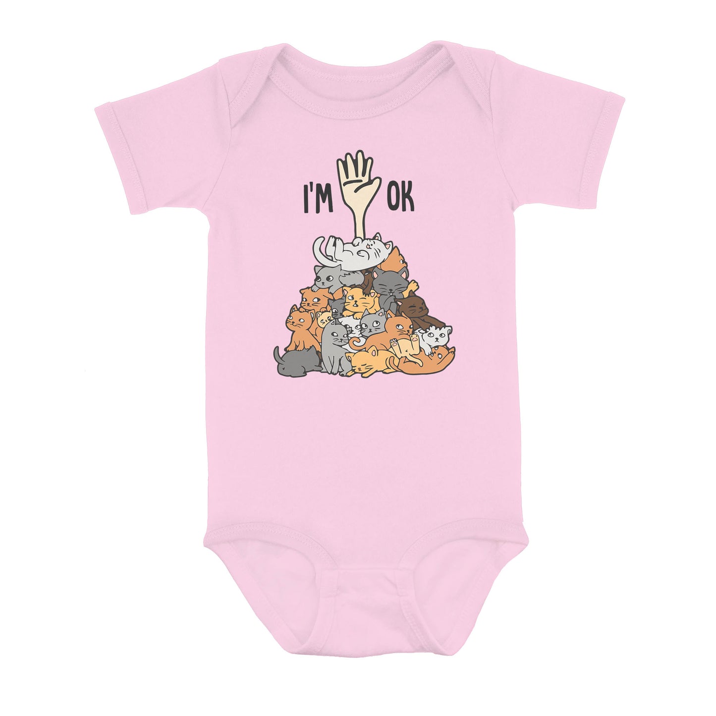 Full Of Cats Im Ok - Baby Onesie