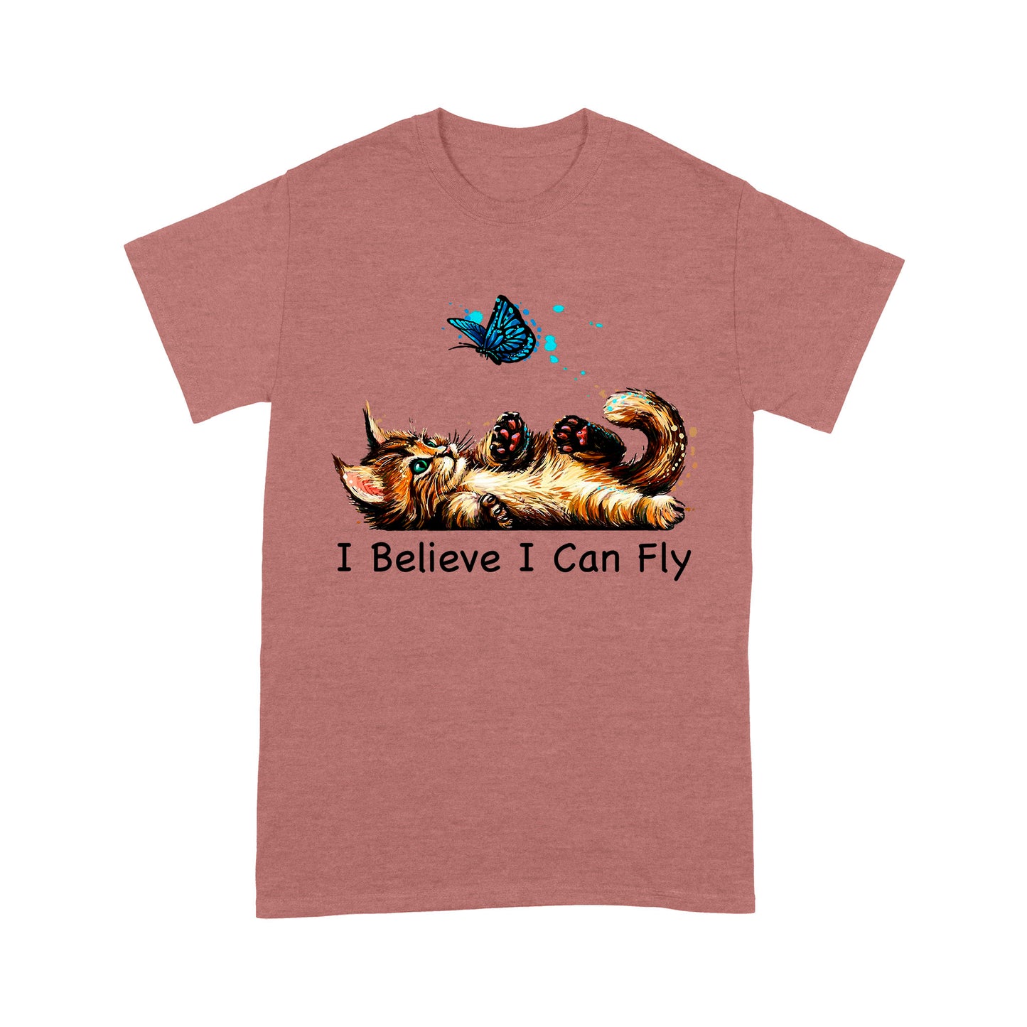 Premium T-shirt - Funny Cat i Believe I Can Fly