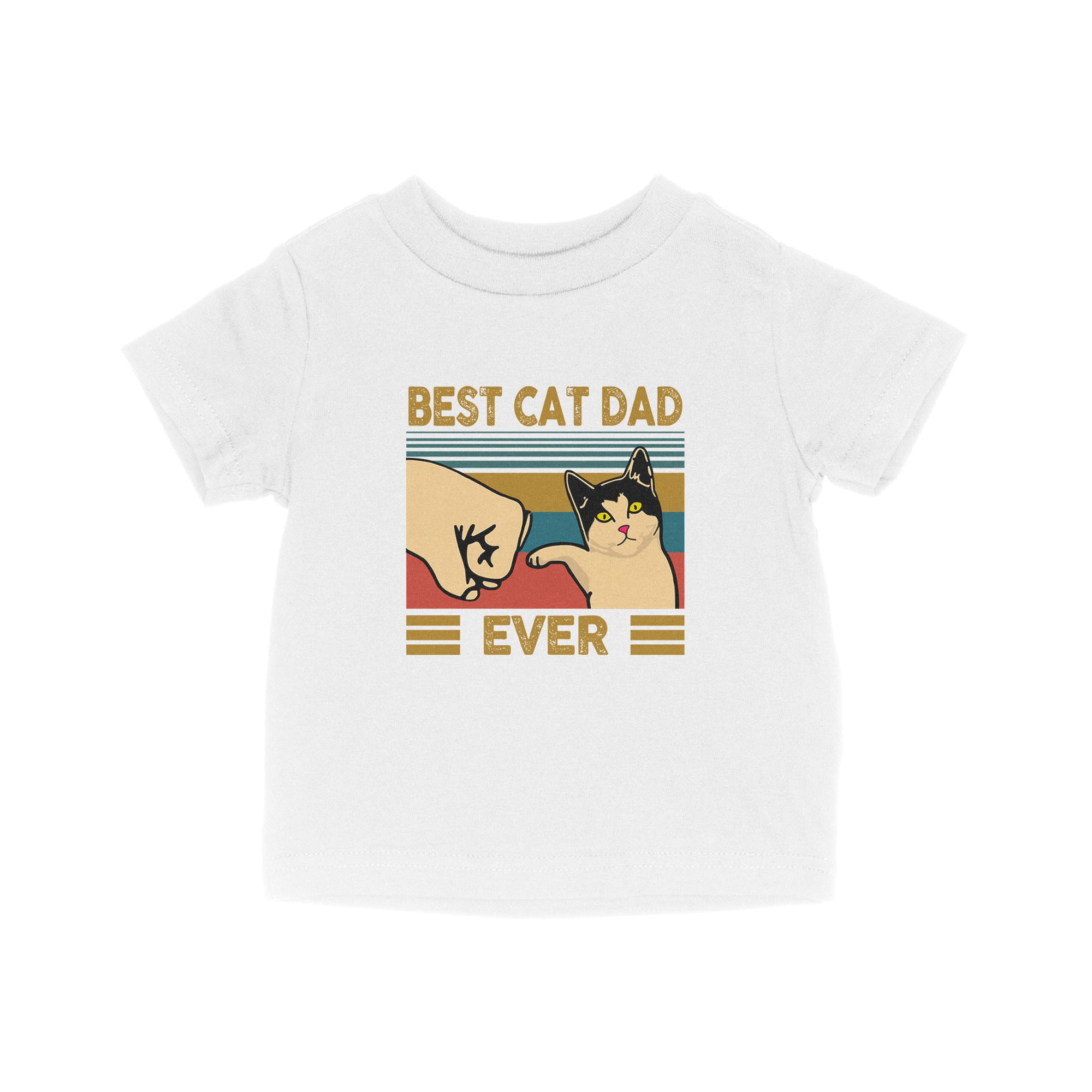 Best Cat Dad Ever - Baby T-Shirt