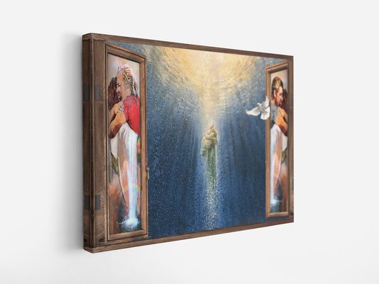 Your First Day in Heaven Jesus Christ Canvas Prints