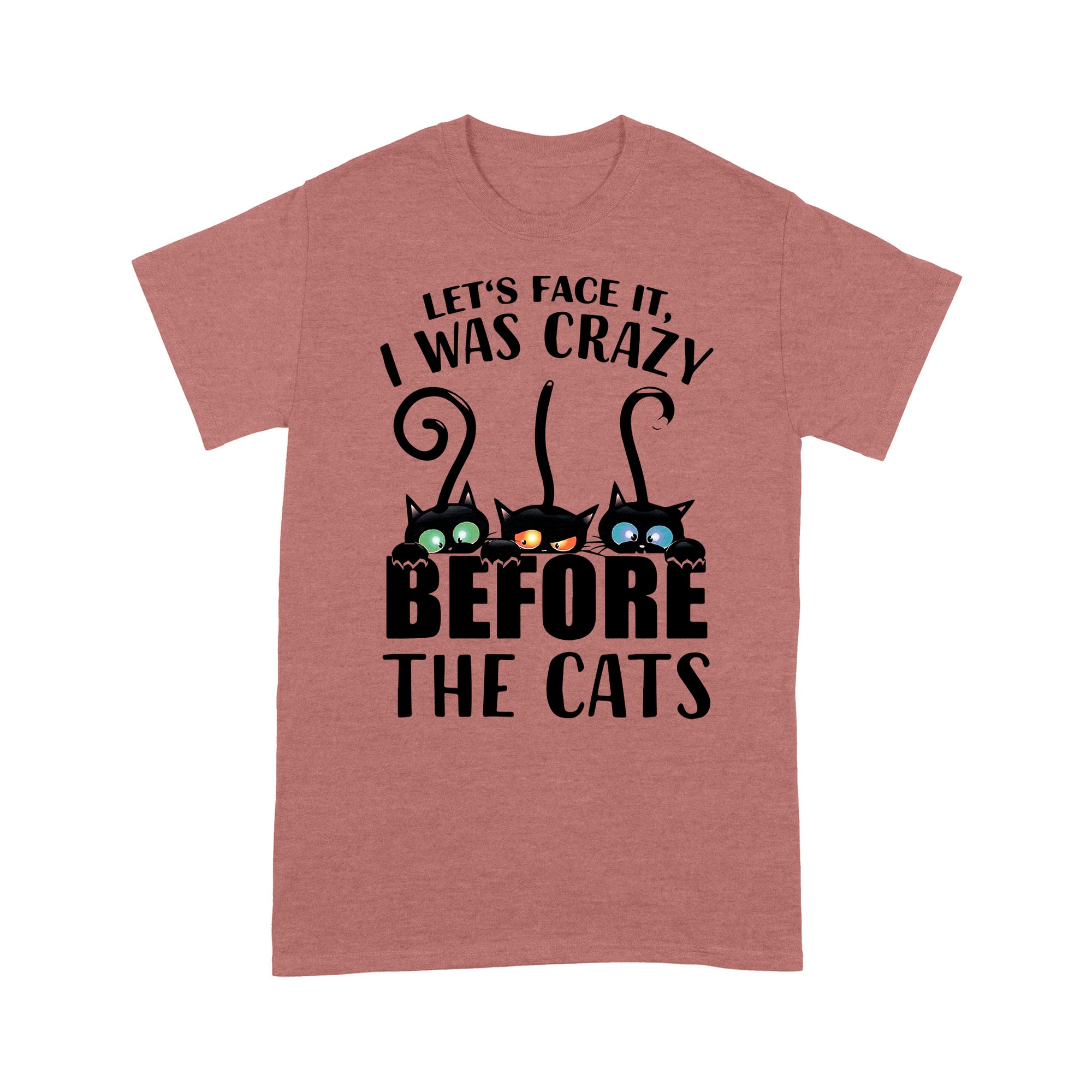 Let's Face It I Was Crazy Before The Cats - Premium T-shirt