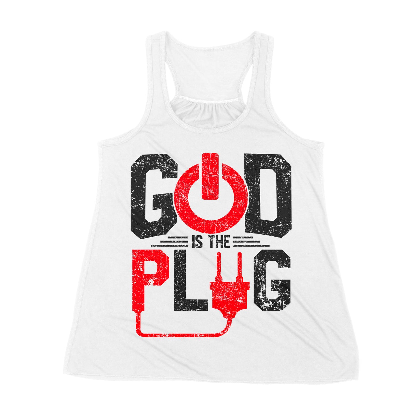 Premium Women's Tank - God Is The Plug