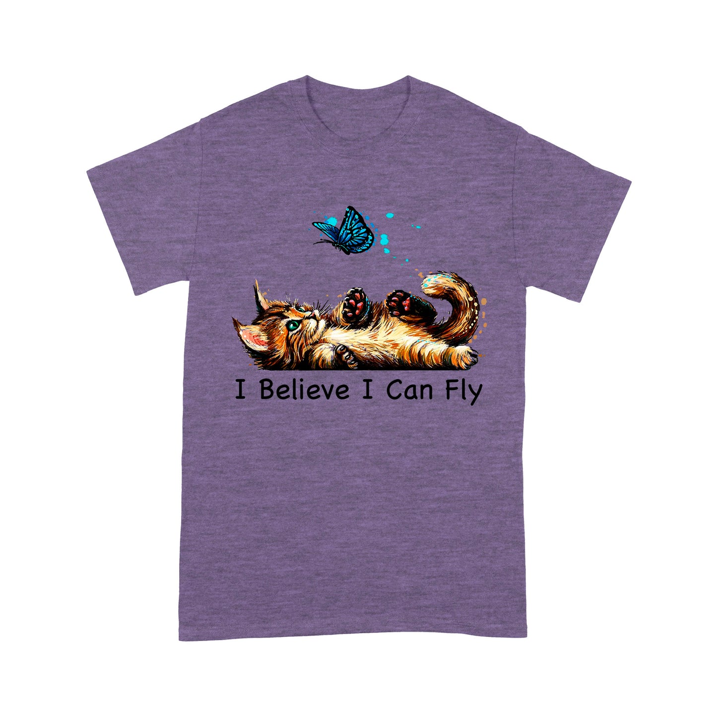 Premium T-shirt - Funny Cat i Believe I Can Fly