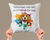Personalized, But Tomorrow May Rain So I’ll Follow The Sun, Custom Gift for Dog Lovers - Linen Throw Pillow