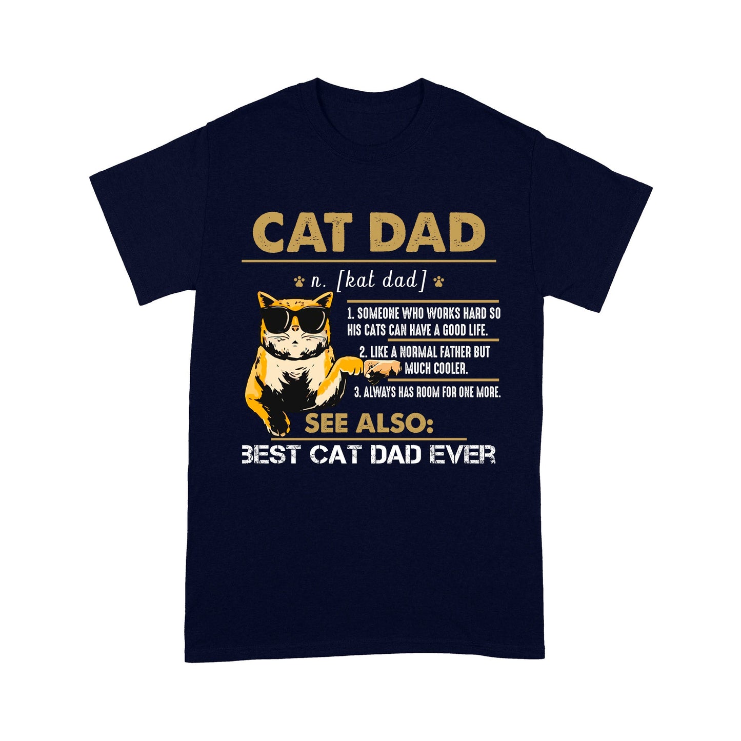 Cat Dad See Also - Standard T-Shirt