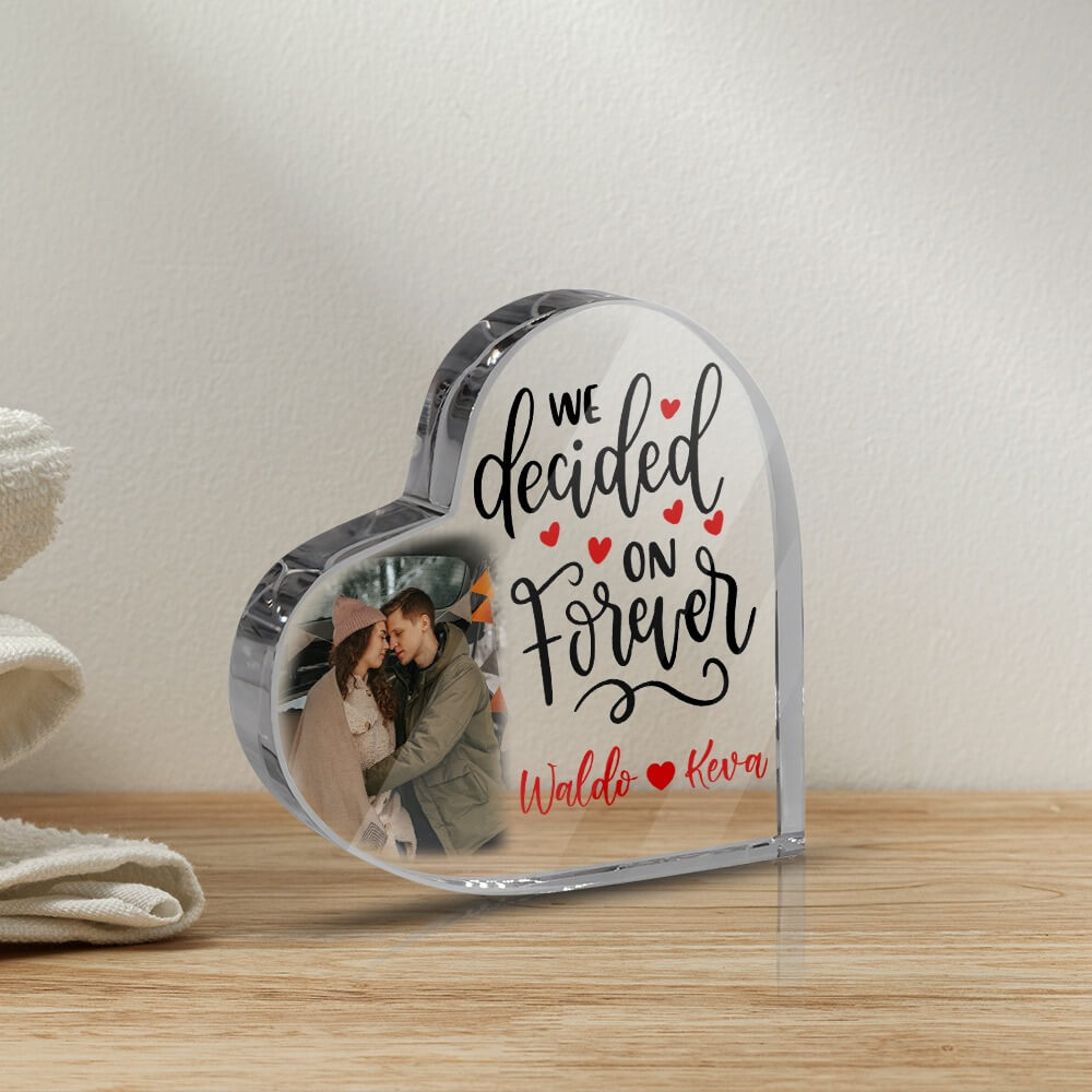 Personalized Photo All Of Me Loves All Of You Heart Acrylic Plaque