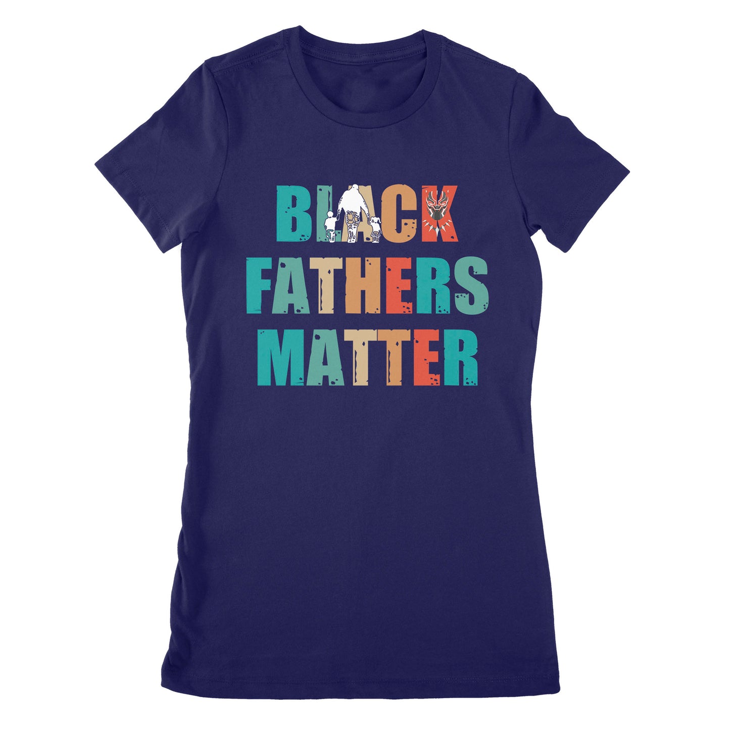 Premium Women's T-shirt - Black Fathers Matter