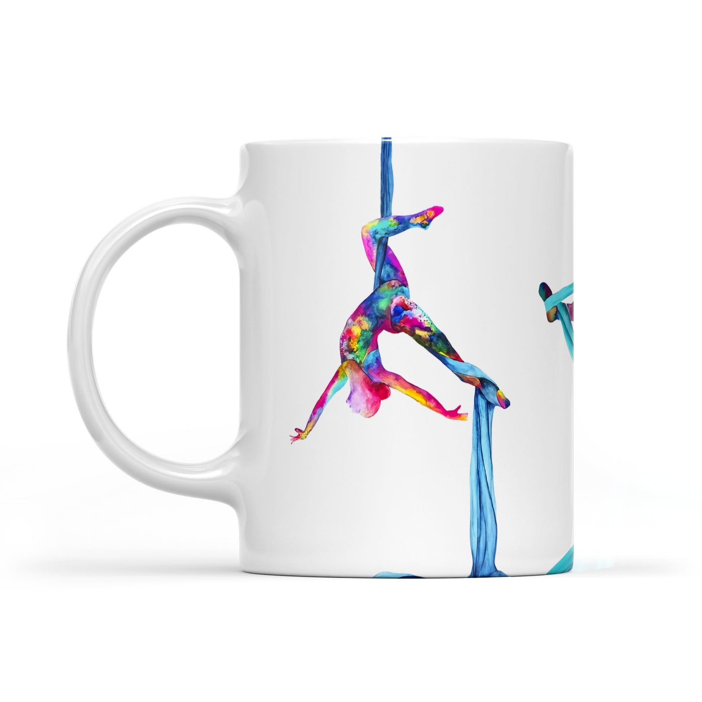 Watercolor Yoga White Edge-to-Edge Mug