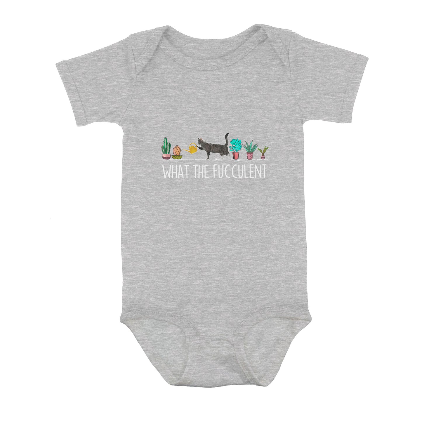 Cat Watering Plants - Baby Onesie