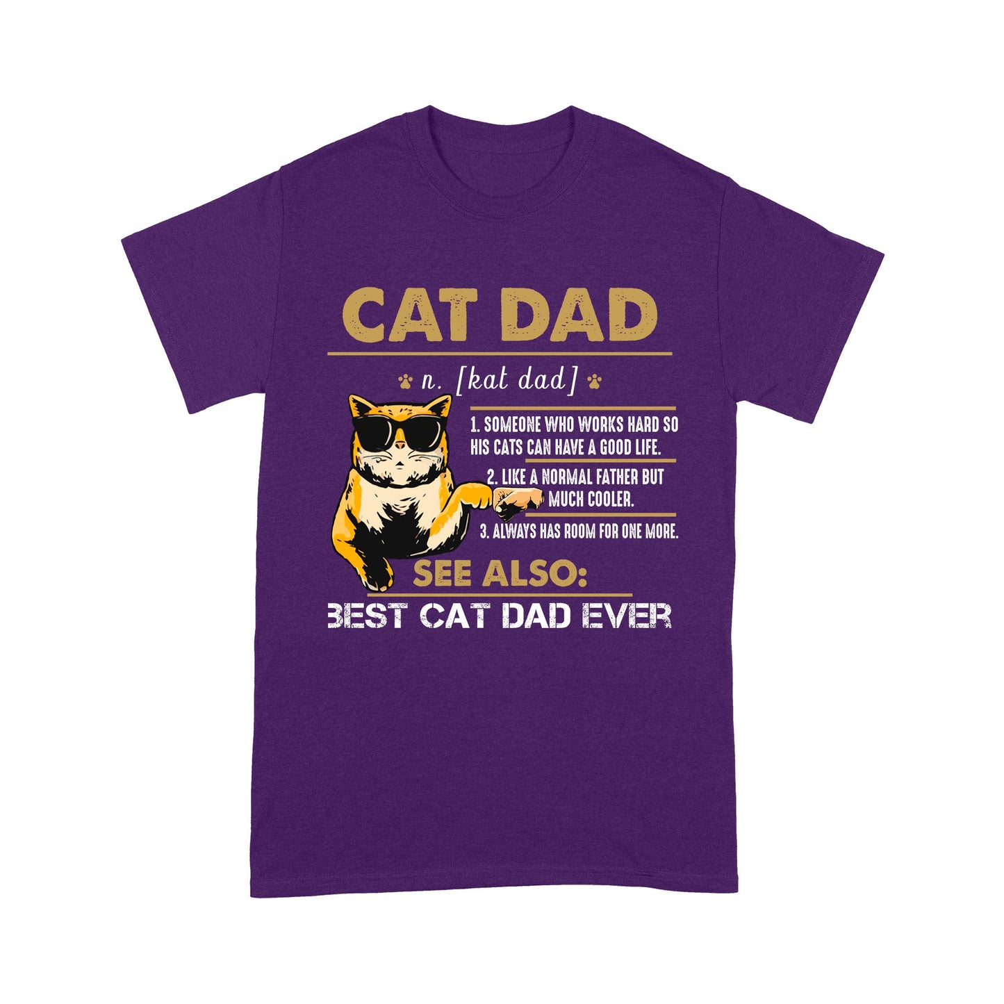 Cat Dad See Also - Standard T-Shirt