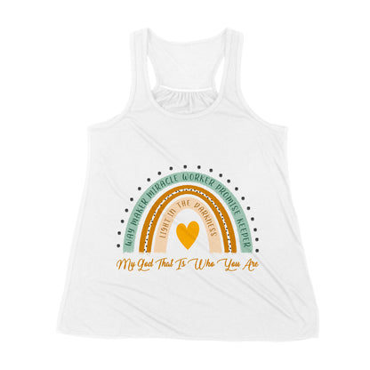 Premium Women's Tank - Way Maker Miracle Worker Promise Keeper Light In The Darkness