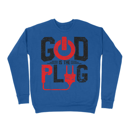 Premium Crew Neck Sweatshirt - God Is The Plug