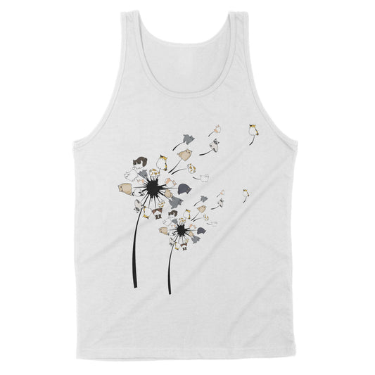 Premium Tank - Dandelion Cats Flower