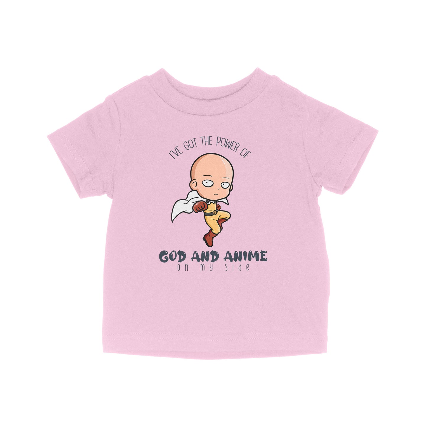 I Have The Power Of God And Anime On My Side - Baby T-Shirt