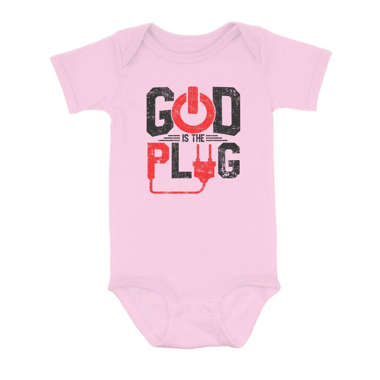 God Is The Plug - Baby Onesie