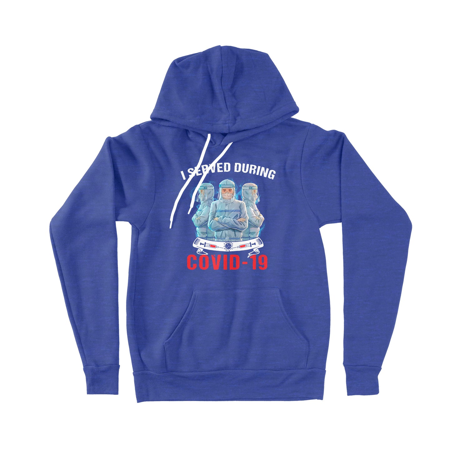 I Served During Covid-19 Nurse - Premium Hoodie