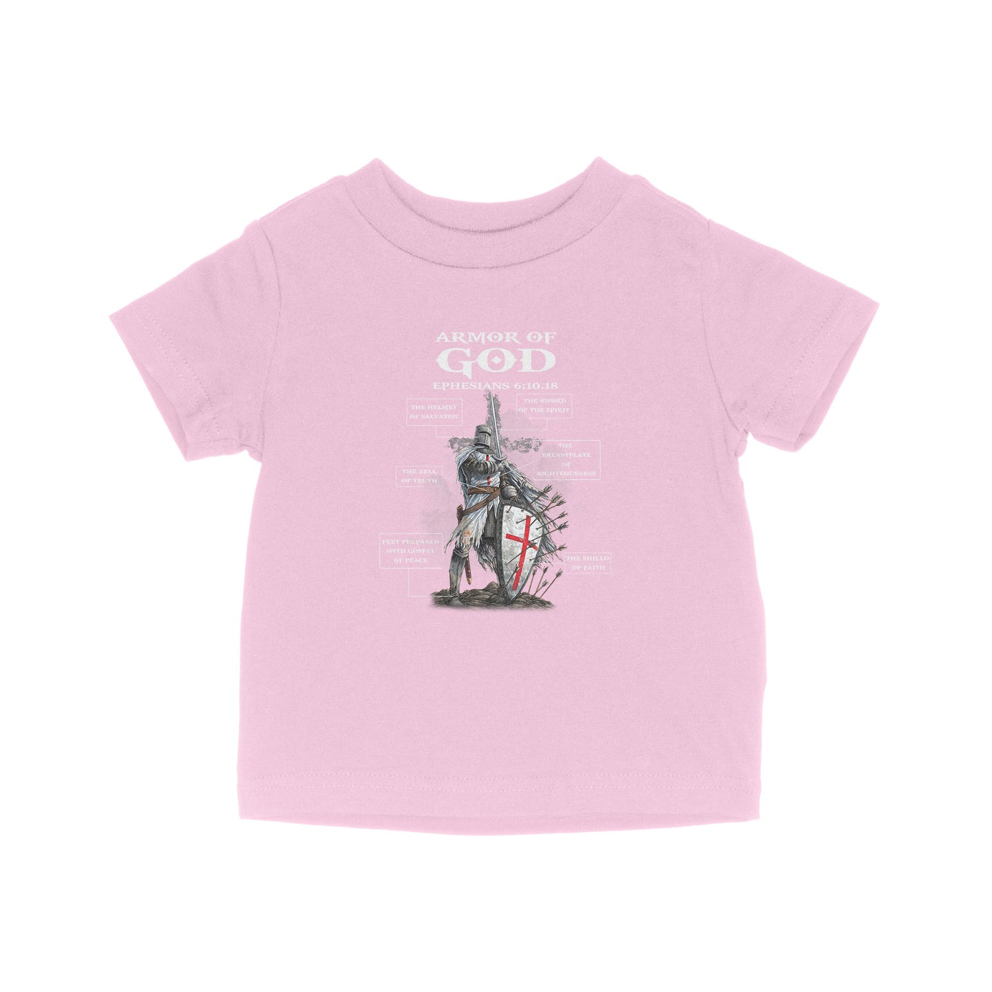 Armor of God Bible Study on Ephesians 6:10-18 - Baby T-Shirt