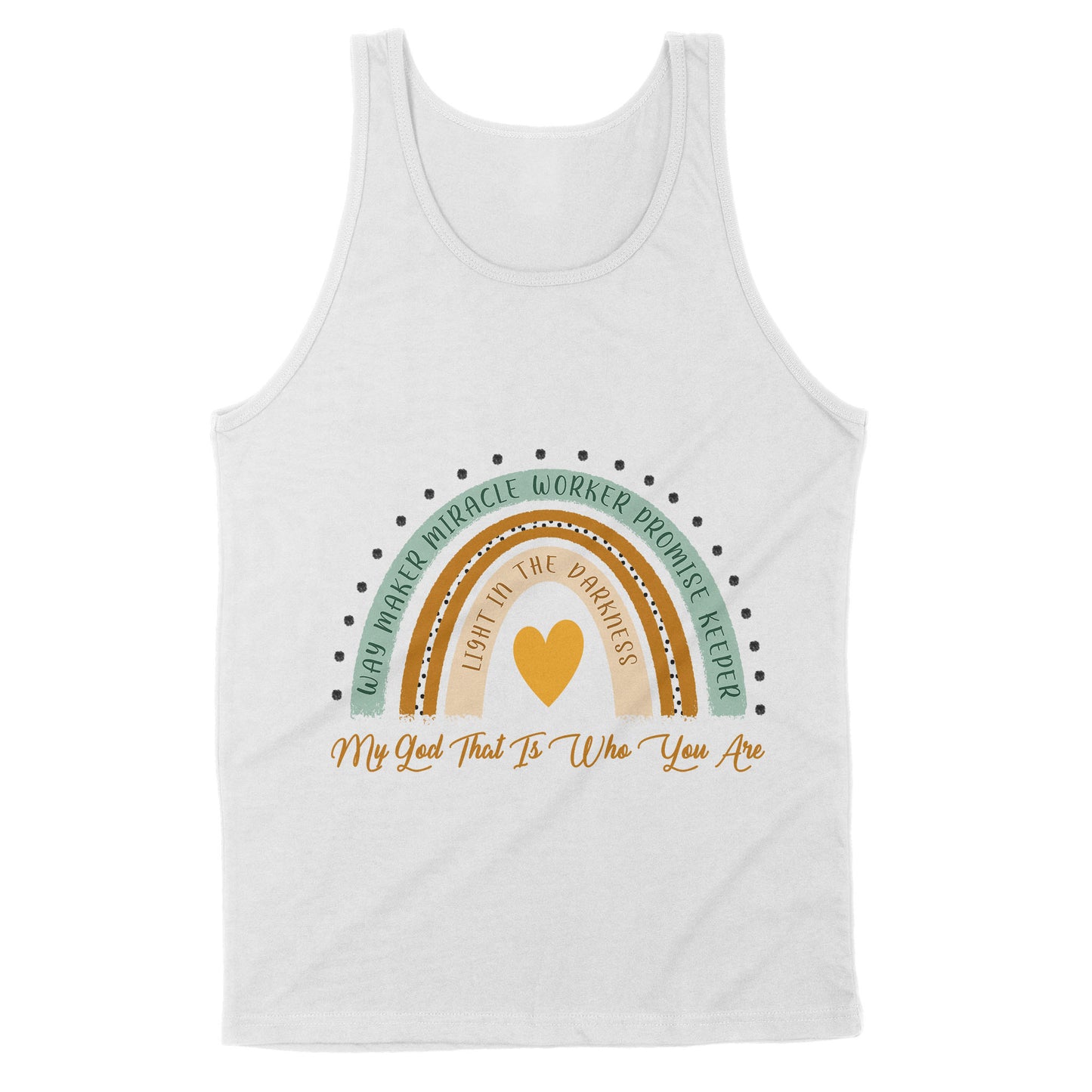 Premium Tank - Way Maker Miracle Worker Promise Keeper Light In The Darkness