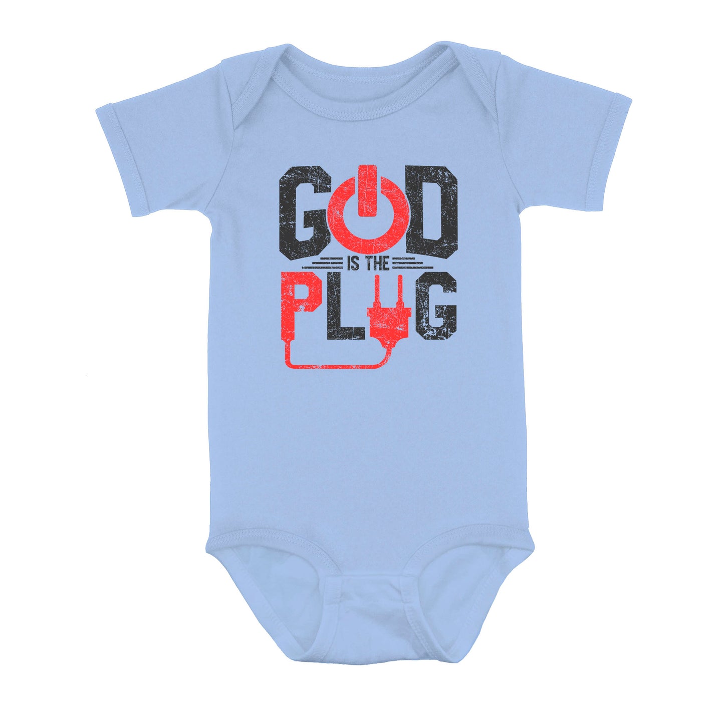 God Is The Plug - Baby Onesie