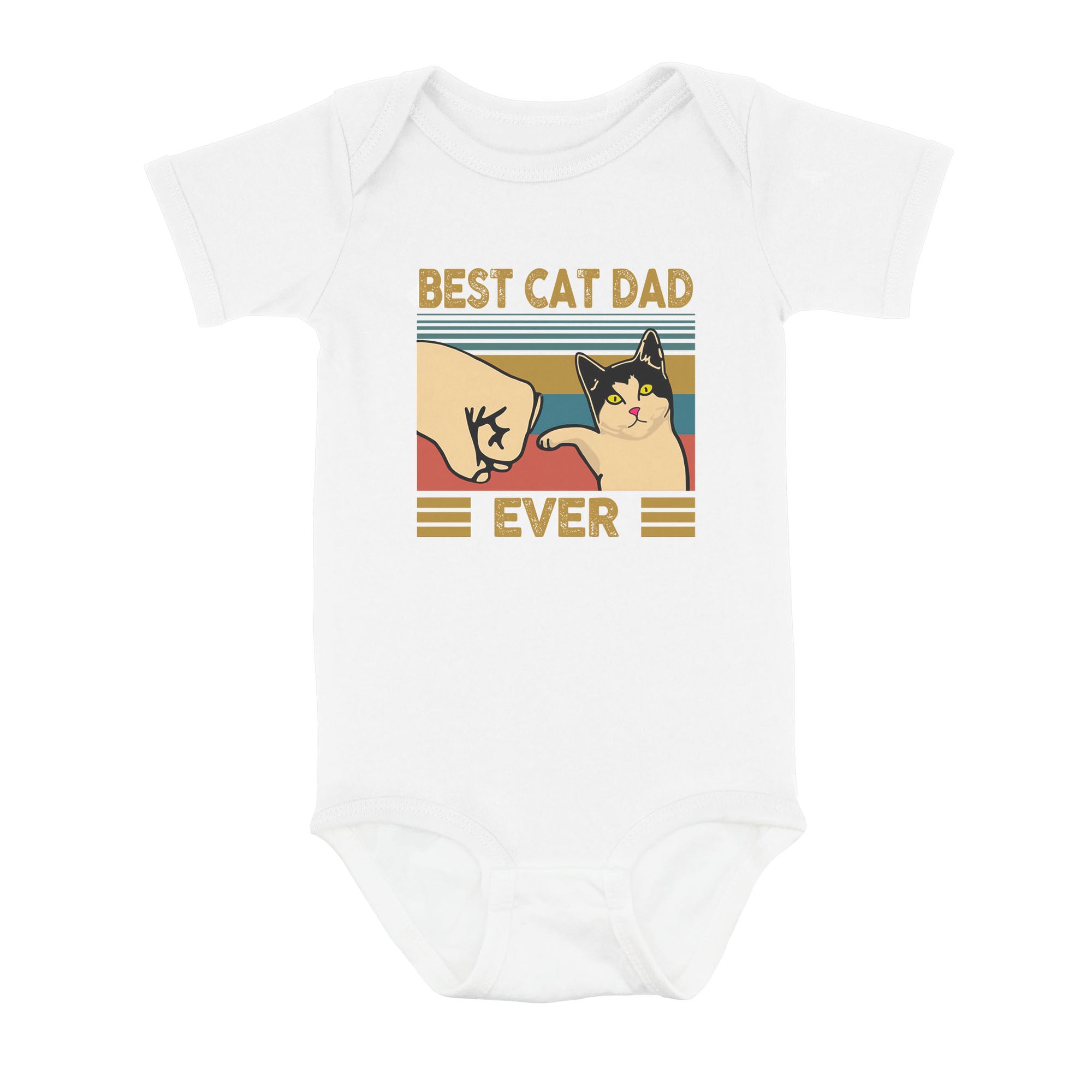 Best Cat Dad Ever - Baby Onesie