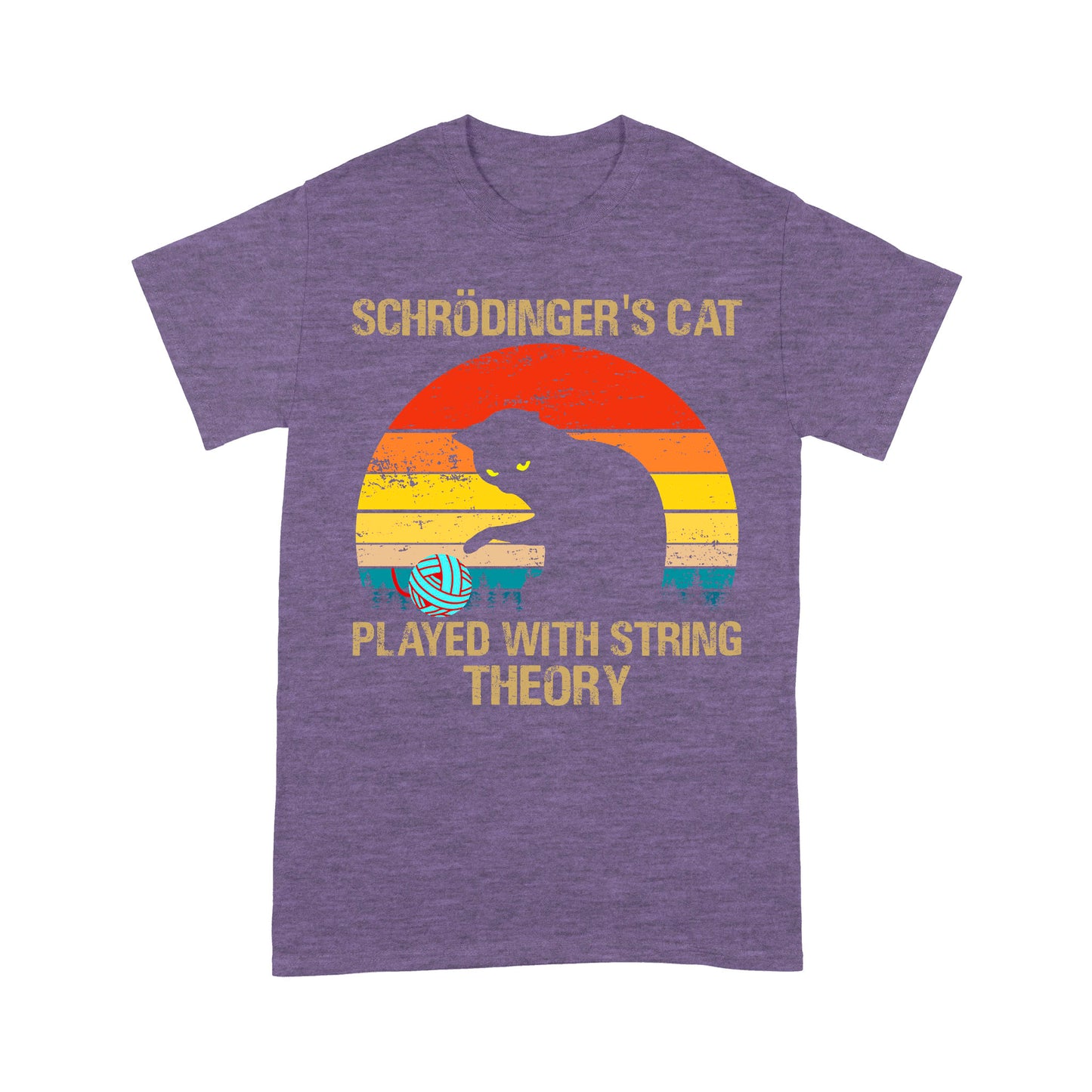 Premium T-shirt - Schrodinger’s Cat Played With String Theory