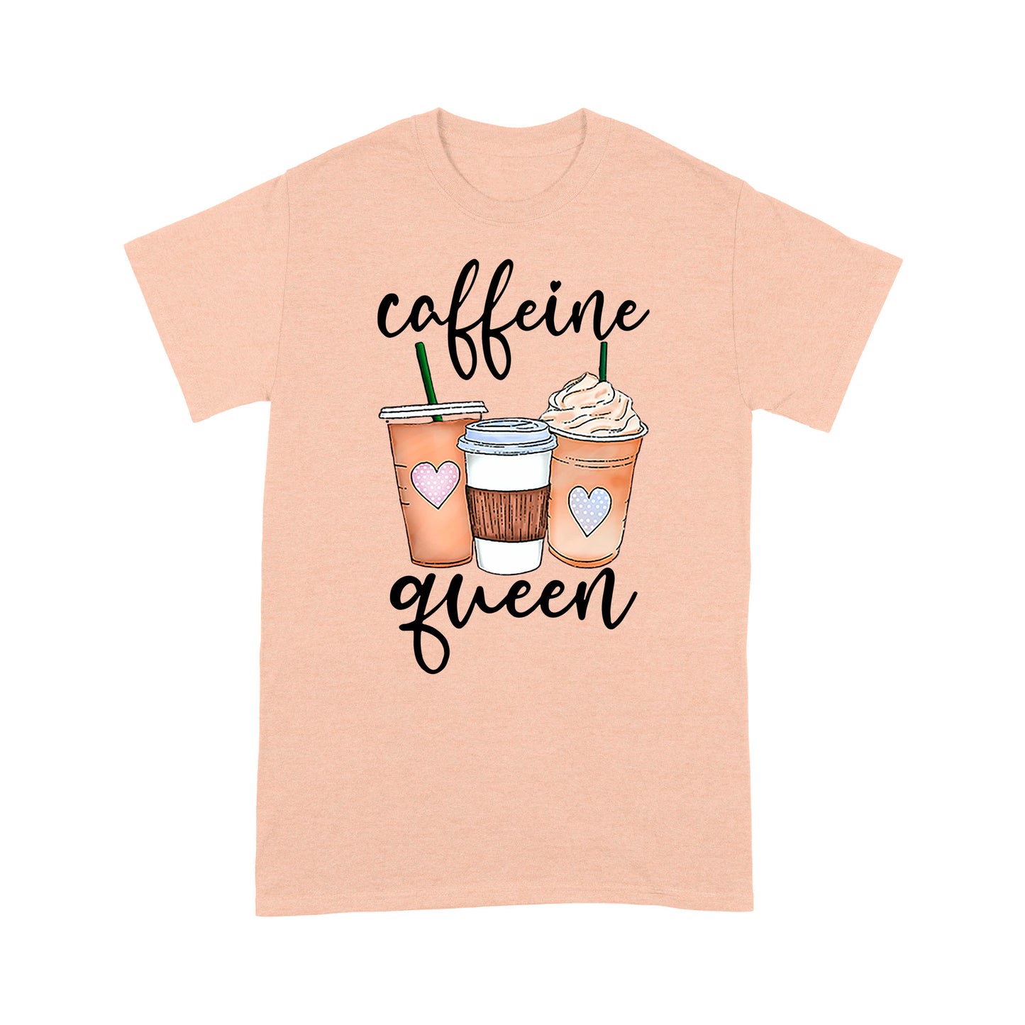 Premium T-shirt - Caffeine Queen, Coffee Lover, Coffee Queen