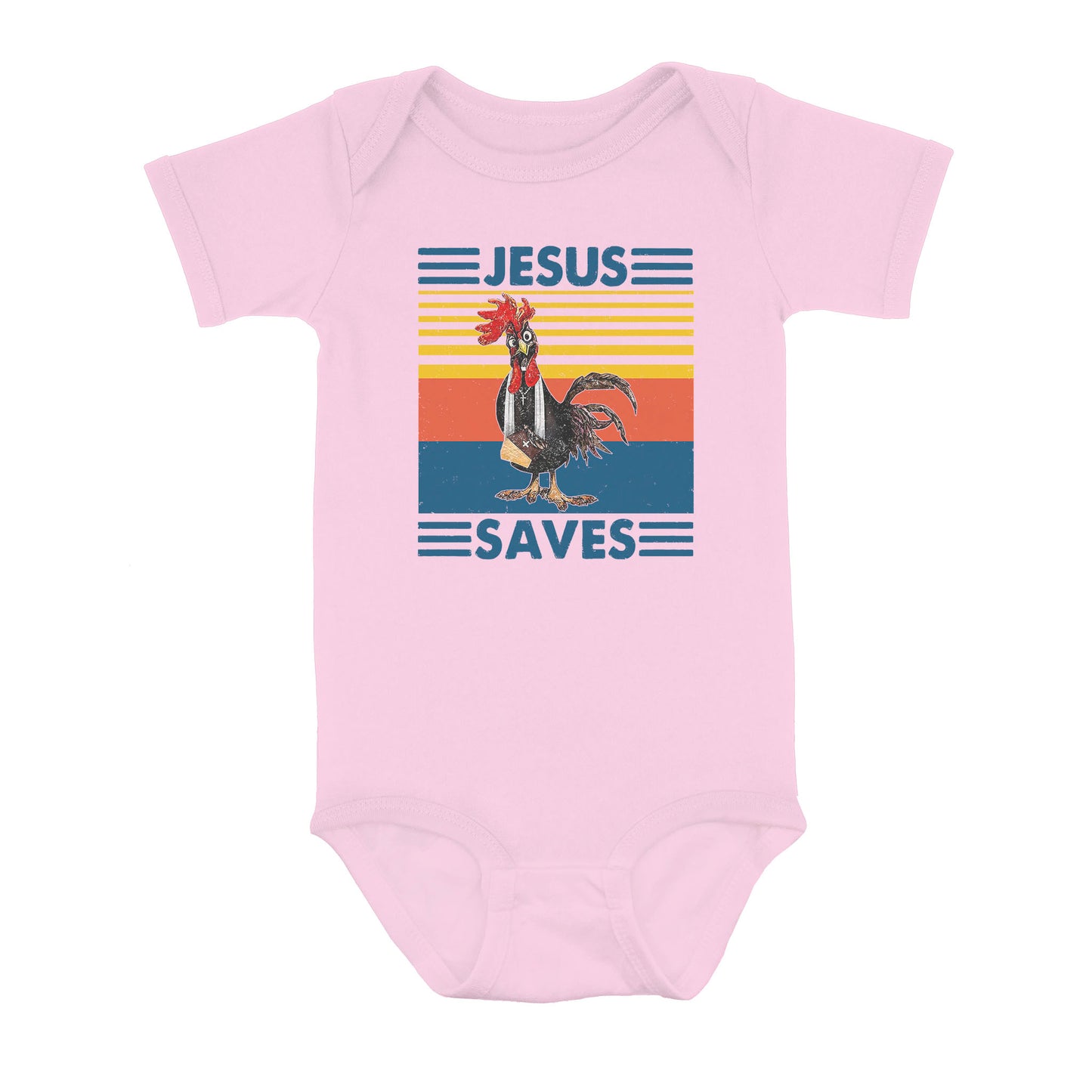 Chicken Jesus Saves - Baby Onesie