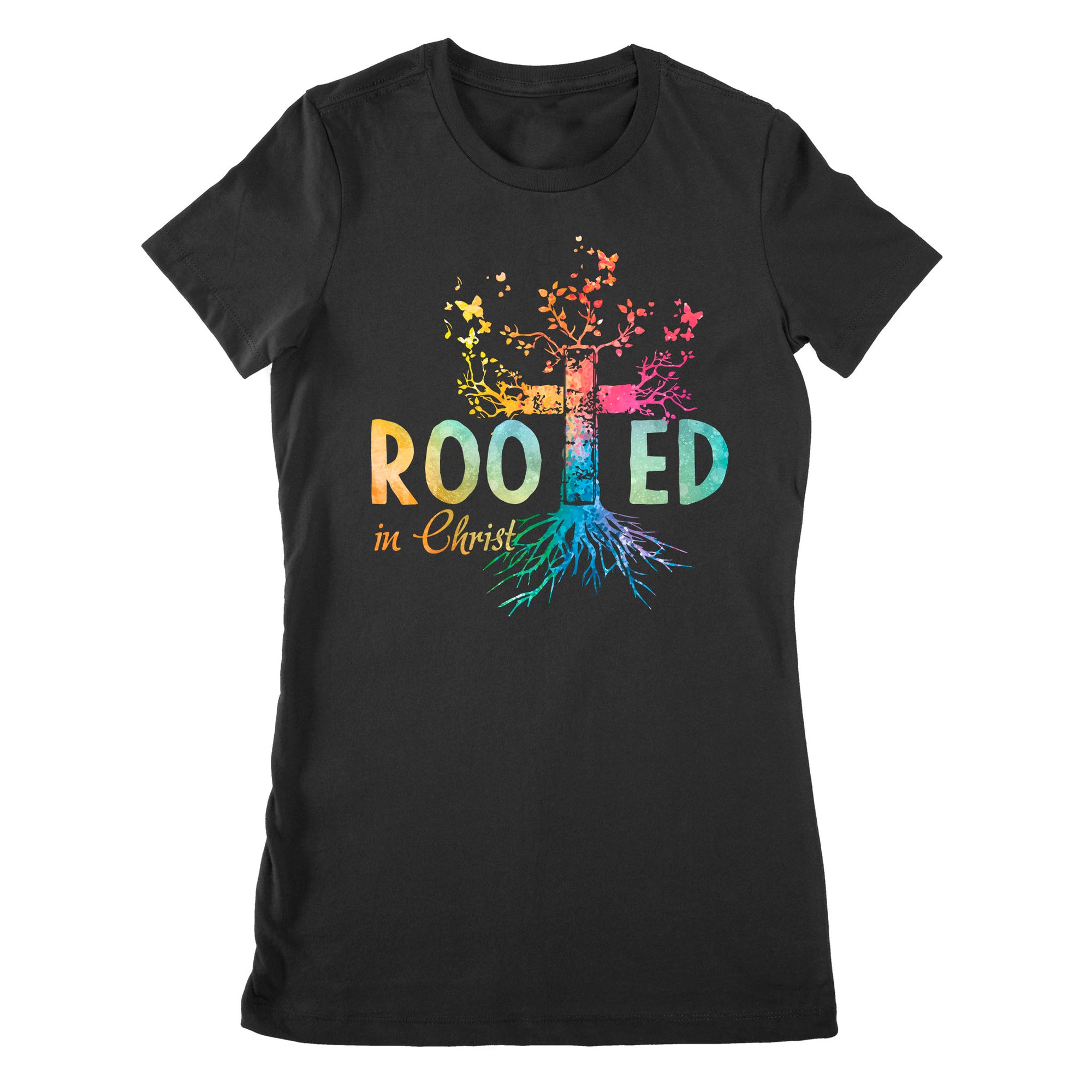 Rooted In Christ - Premium Women's T-shirt