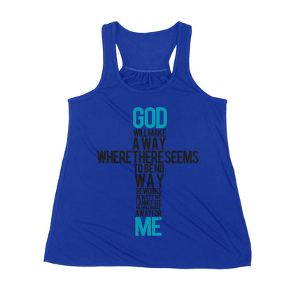 Premium Women's Tank - God Will Make A Way When It Seems There Is No Way