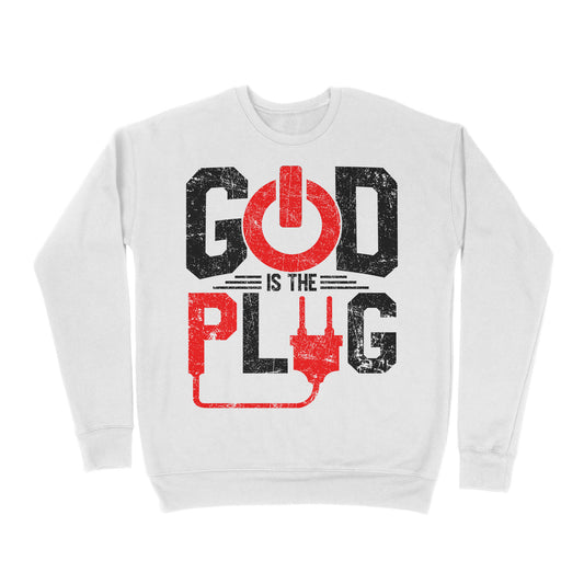 Premium Crew Neck Sweatshirt - God Is The Plug