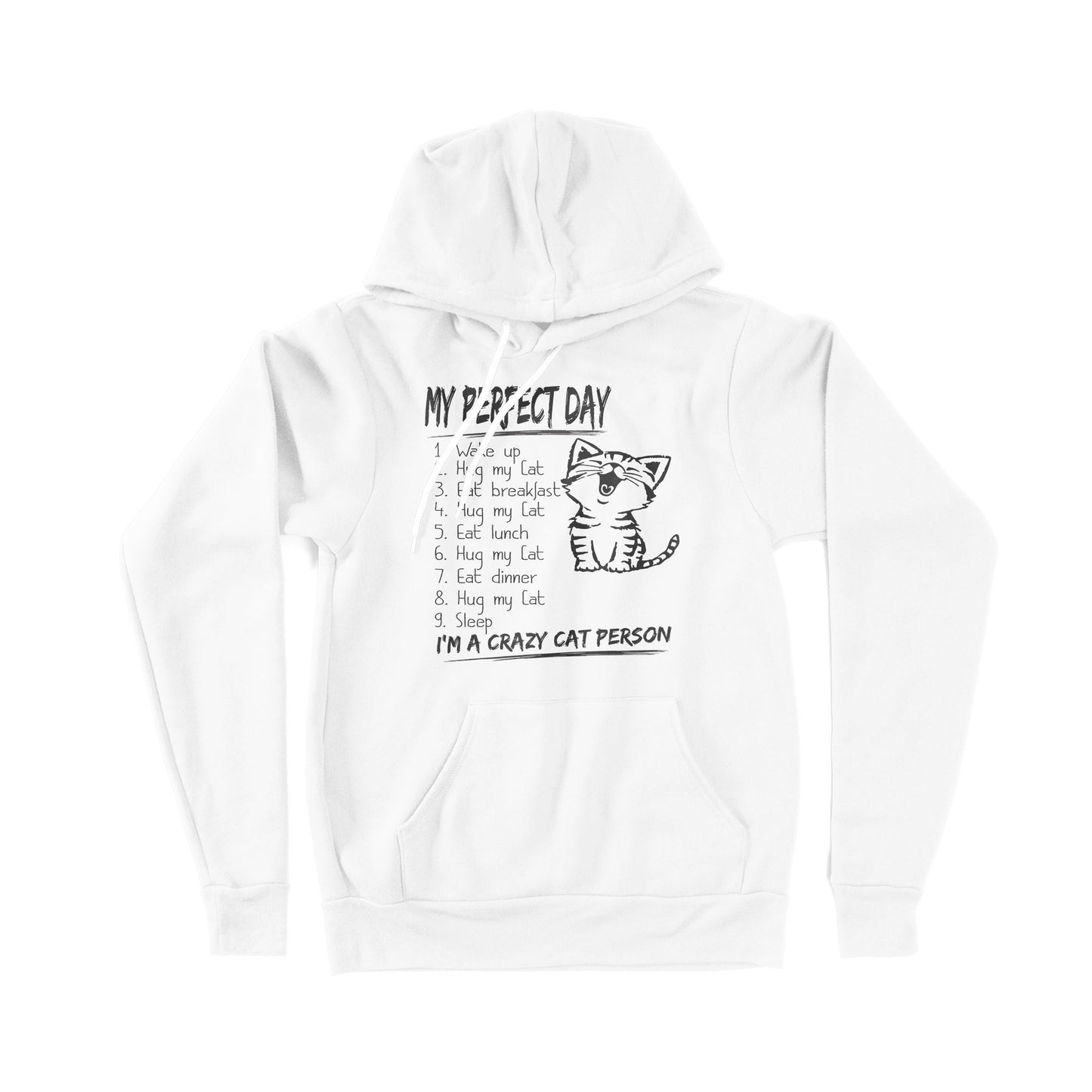 Perfect Day Is Snuggling A Cat - Premium Hoodie