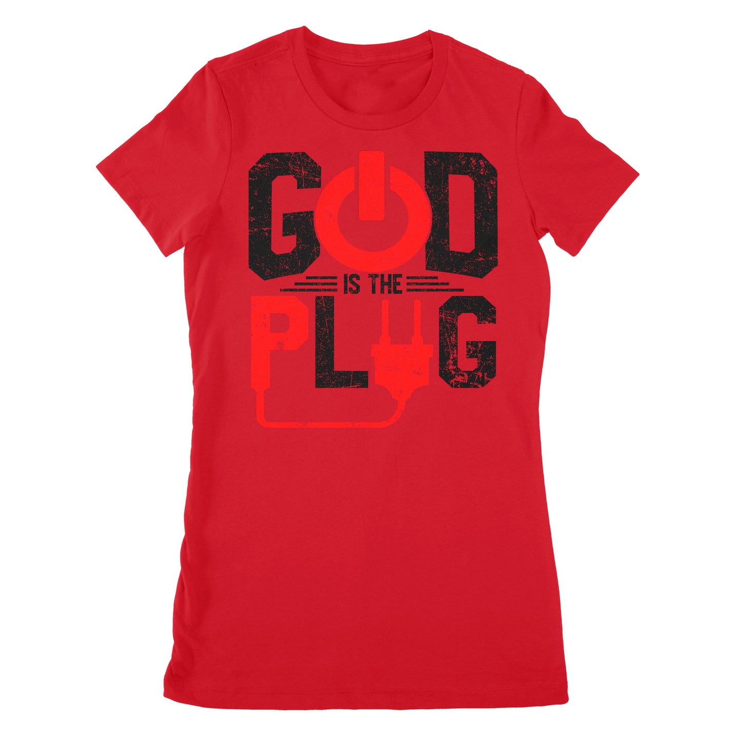 Premium Women's T-shirt - God Is The Plug