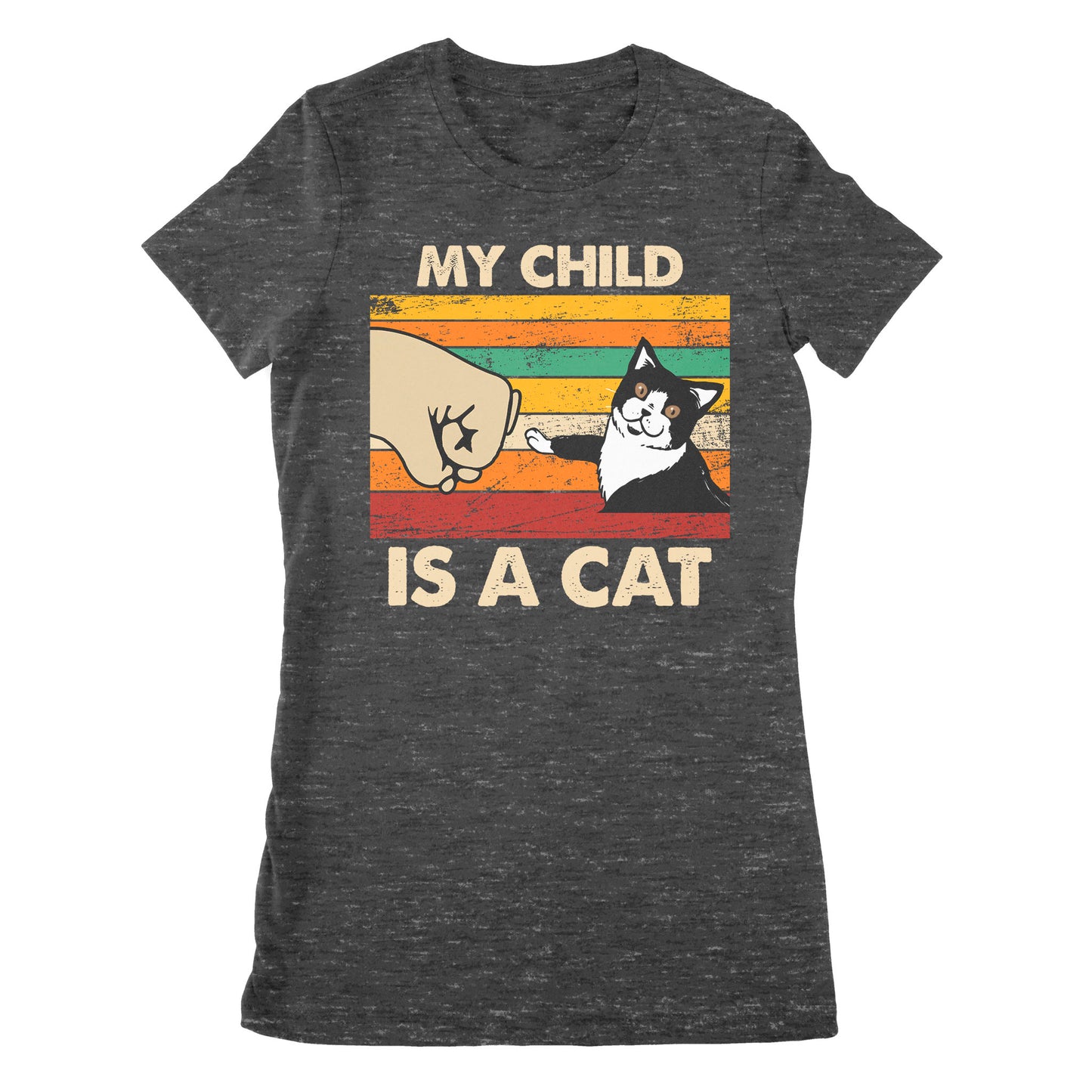 Premium Women's T-shirt - My Child Is A Cat