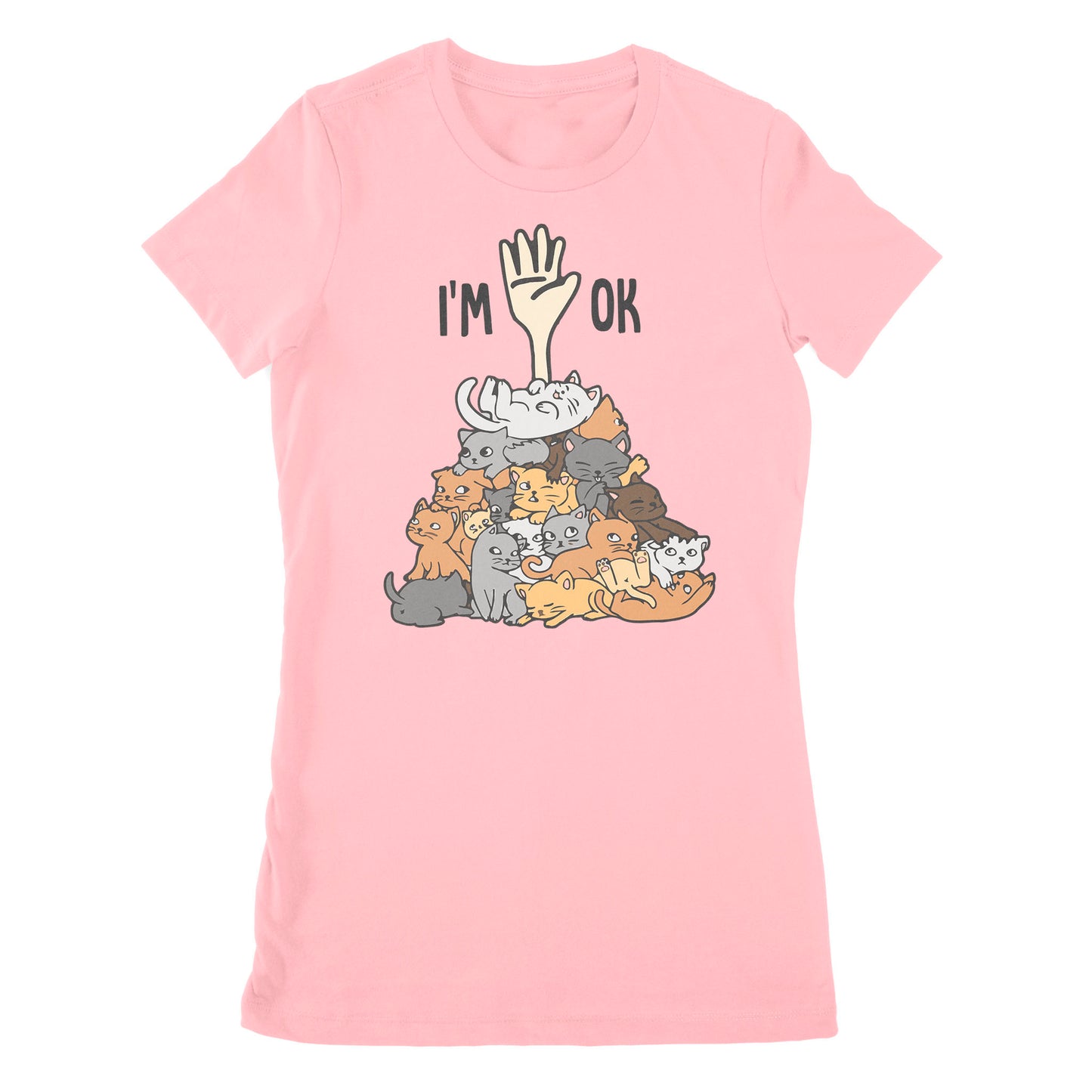 Premium Women's T-shirt - Full Of Cats Im Ok