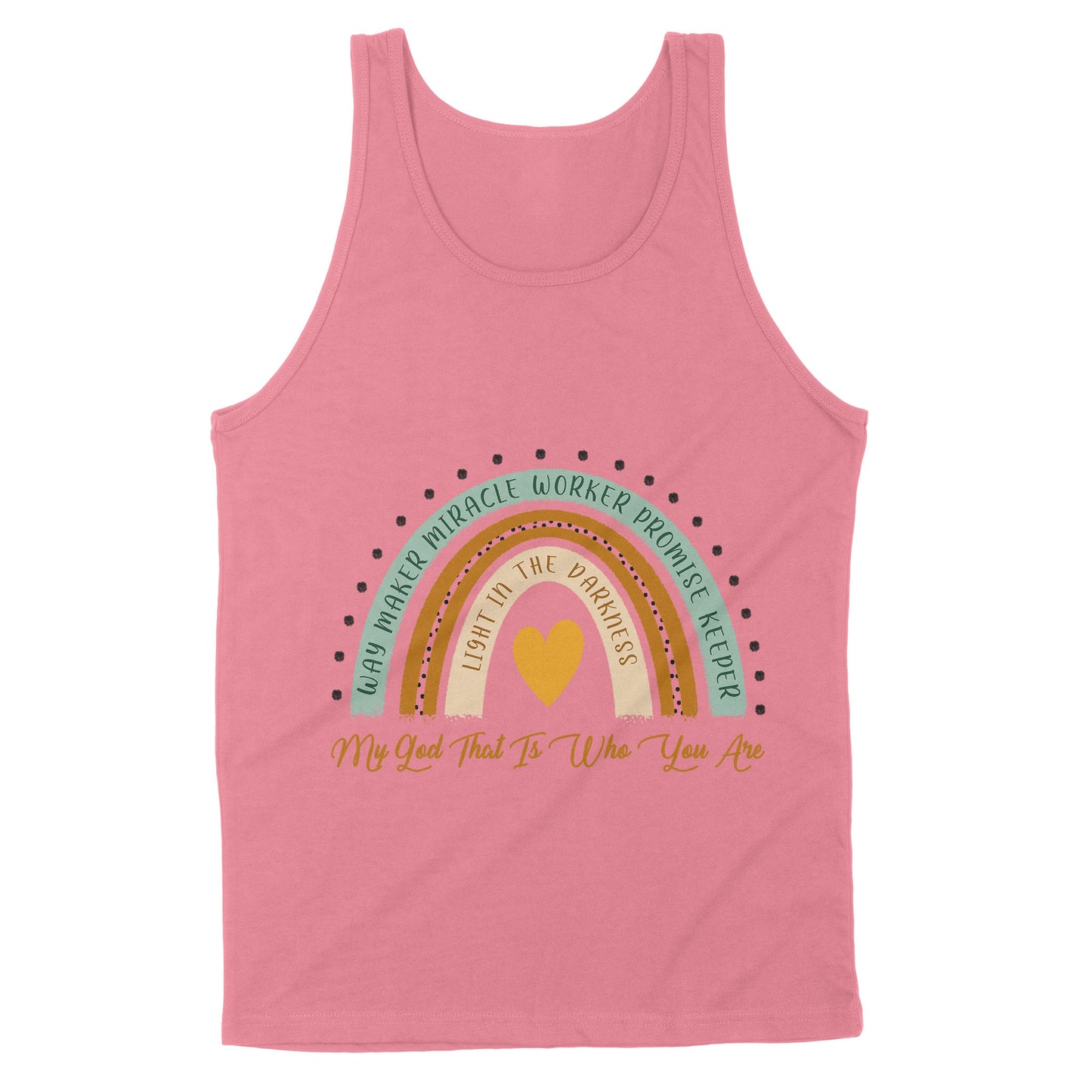 Premium Tank - Way Maker Miracle Worker Promise Keeper Light In The Darkness