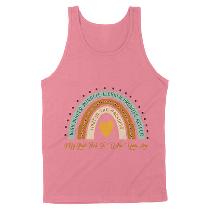 Premium Tank - Way Maker Miracle Worker Promise Keeper Light In The Darkness